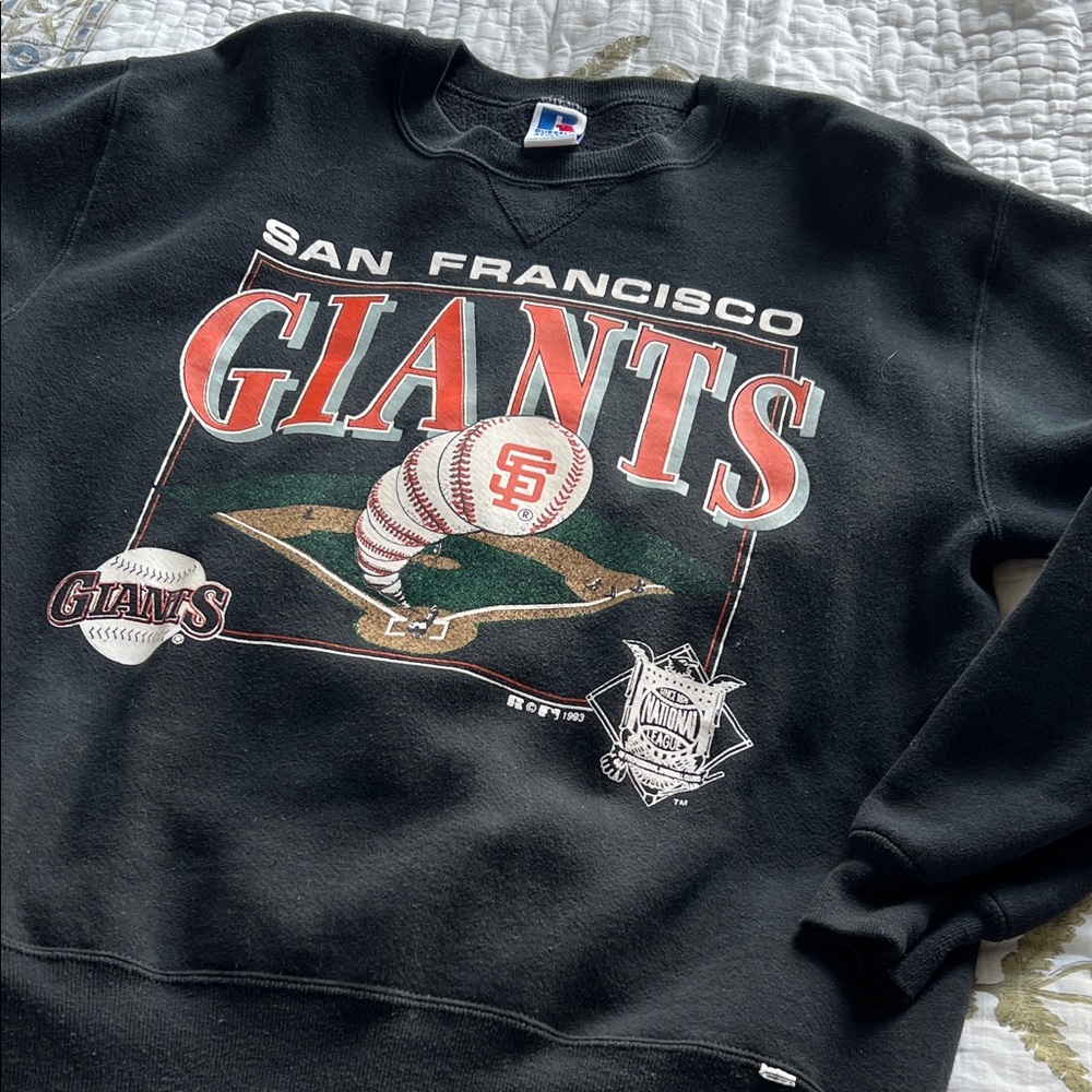 San Francisco Giants Black Sweater Vintage